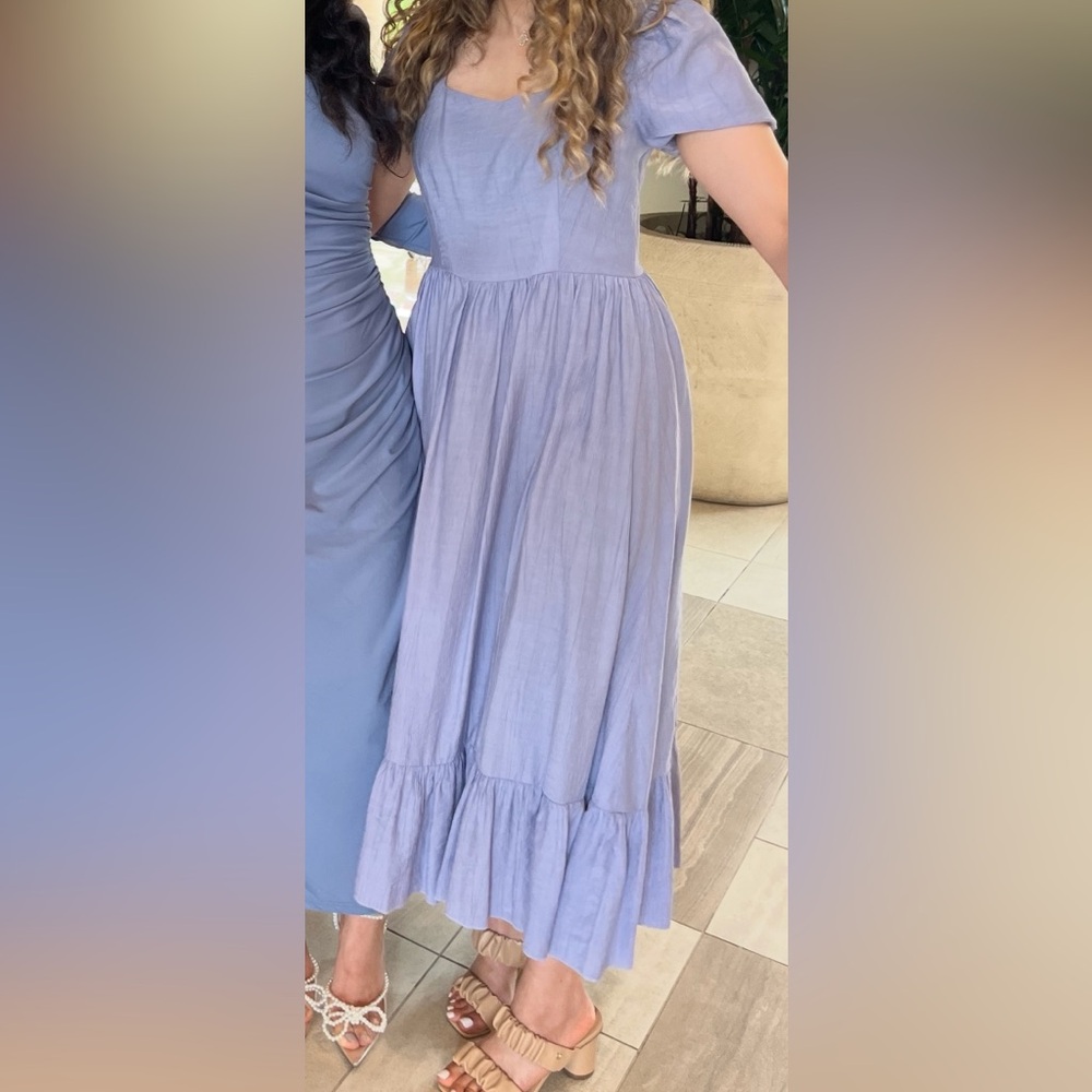 Elegant lavender Maxi Dress